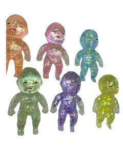 Glitter Gel Squishy Baby Small Size
